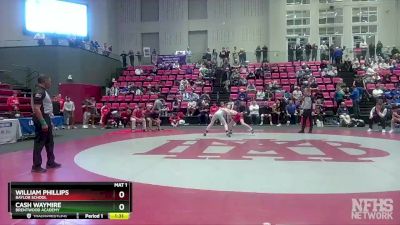 106 lbs Semifinal - William Phillips, Baylor School vs Cash Waymire, Brentwood Academy