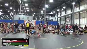 100 lbs Round 5 (6 Team) - Demitrios Carrera, American Gladiators vs Cole Speer, Missouri Gold