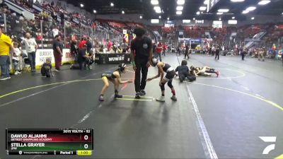 52 lbs Cons. Round 4 - Stella Grayer, JPW vs Dawud Aljahmi, Detroit Grappling Academy