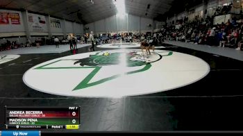 114 lbs Semis (4 Team) - Andrea Becerra, Dallas Hillcrest (Girls) vs Madison Pena, Lubbock (Girls)