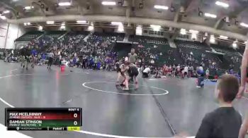84 lbs Round 2 (6 Team) - Damian Stinson, Midwest Destroyers vs Max McElihinny, Kearney Matcats - Blue