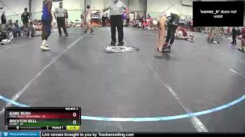 150 lbs Round 2 (8 Team) - Brexton Bell, Storm vs Gabe Rush, Steel Valley Renegades