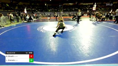 112 lbs Round Of 32 - Bradon Binetti, Olympic vs Lorenzo Granato, Old Bridge