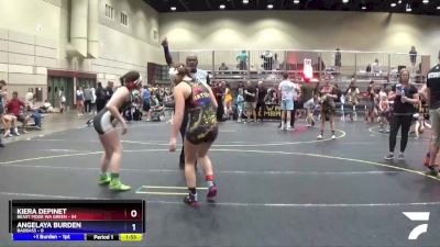 138 lbs Round 3 (4 Team) - Kiera Depinet, Beast Mode WA Green vs Angelaya Burden, BadBass