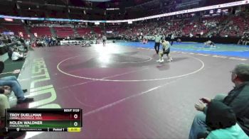 D3-157 lbs Cons. Round 1 - Nolen Waldner, Ithaca/Weston vs Troy Duellman, Cornell/Gilman/Lk. Holc.