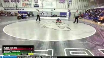 132 lbs Semifinal - Zachary Keinonen, Newberg vs Ryder Suemori, Ellensburg