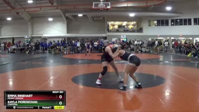 120 lbs Semifinal - Kayla Moroschan, CHIPPEWA vs Emma Rinehart, MOUNT VERNON