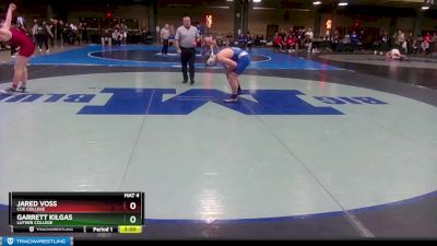 197 lbs Champ. Round 1 - Garrett Kilgas, Luther College vs Jared Voss, Coe College