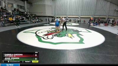 235 lbs 1st And 3rd - Jessie Johnson, Azle (Girls) vs Gabriela Garzona, Frisco (Girls)