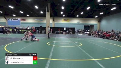 235 lbs Quarterfinal - Zeke Alleman, Utah Tech vs Jacob Westfall, Western Washington