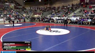 5A 125 lbs Semifinal - Jaelyn Gibson, Russellville vs Jocelyn Bryant, Mountain Home