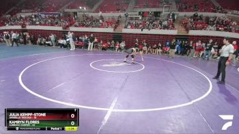 126 lbs Quarters & 1st Wb (16 Team) - Kamryn Flores, Lubbock Cooper vs Julia Kempf-Stone, Amarillo Tascosa