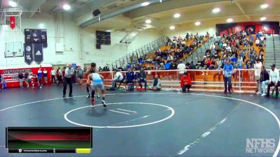 106 lbs Cons. Round 4 - Kamari Baldelomar, San Dimas vs Nathan Hinojosa, Burbank