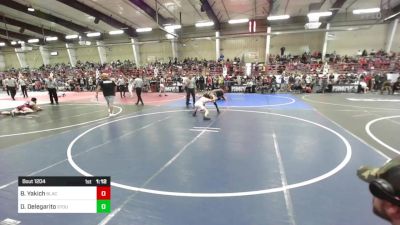 102 lbs Round Of 16 - Brayden Yakich, Black Fox Wrestling Academy vs Devin Delegarito, Stout Wrestling Academy