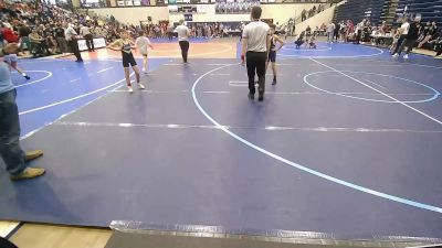 80 lbs Semifinal - Nyjah Wood, Bentonville Wrestling Club vs Bentley Goodwin, Southside Youth Wrestling