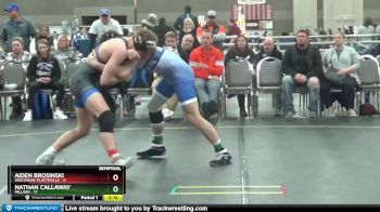 157 lbs Semis (4 Team) - Nathan Callaway, Millikin vs Aiden Brosinski, Wisconsin-Platteville