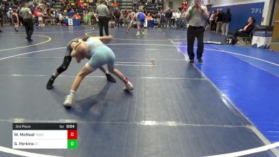 87 lbs 3rd Place - Mikey McNeal, TDWC vs Gunner Perkins, St. Paris Graham - OH