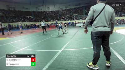 105 lbs Round Of 64 - Christopher Ruscetta, Heritage Hall vs Shaun Tougas, Kingfisher YellowJackets