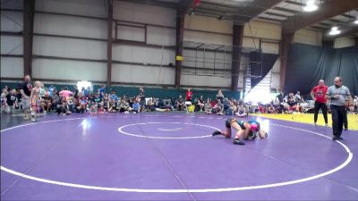 95 lbs Quarterfinal - Maya Hammond, Beast Mode Wrestling Academy vs Layla Namerow, Kraken