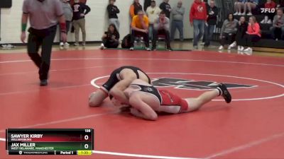 138 lbs Cons. Round 3 - Jax Miller, West Delaware, Manchester vs Sawyer Kirby, Williamsburg