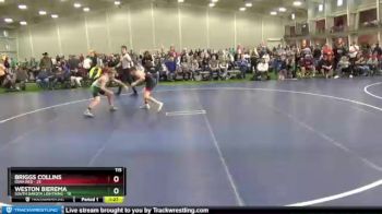 115 lbs Round 3 (6 Team) - Weston Bierema, South Dakota Lightning vs Briggs Collins, Iowa Red