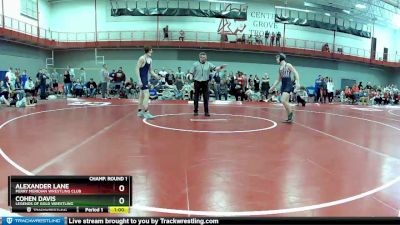 160 lbs Champ. Round 1 - Alexander Lane, Perry Meridian Wrestling Club vs Cohen Davis, Legends Of Gold Wrestling