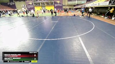 112-112 B Round 1 - Beckett Rehorst, South Dakota vs Rocco Macellaio, Team El1te Wrestling