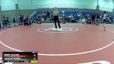 85 lbs Round 5 (6 Team) - Brody Majcher, Red Devil Pride Elite Wrestling vs Nicholas Russell, Bloomington South Wrestling Club