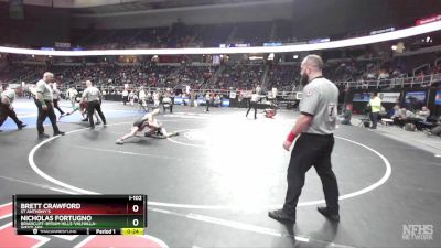 I-102 lbs Cons. Round 3 - Brett Crawford, St Anthony`s vs Nicholas Fortugno, Briarcliff-Byram Hills-Valhalla-Westlake