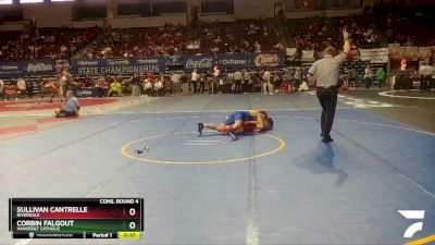 D 2 157 lbs Cons. Round 4 - Corbin Falgout, Vandebilt Catholic vs Sullivan Cantrelle, Riverdale