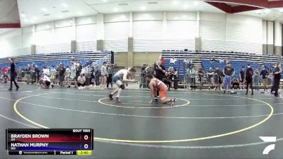 145 lbs Cons. Round 6 - Brayden Brown, OH vs Nathan Murphy, WV