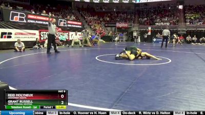 1A-152 lbs Cons. Round 2 - Reid Molyneux, Sigourney-Keota vs Grant Russell, West Monona-Whiting