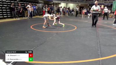 70 lbs Consi Of 16 #1 - Bryce Stewart, Union vs Owen Pascarella, Wellsboro