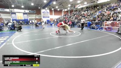 165 lbs Champ. Round 1 - Luke Desando, Great Oaks vs Damian Valdez, Lemoore