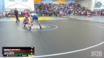 138 lbs Cons. Round 2 - Bennett Brumbley, Sussex Tech H S vs Craig Dixon, Caesar Rodney H S