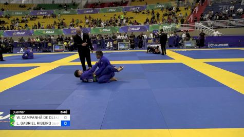 WALDINEY CAMPANHÃ DE OLIVEIRA JU vs LUCAS GABRIEL RIBEIRO LOPES 2024 Brasileiro Jiu-Jitsu IBJJF