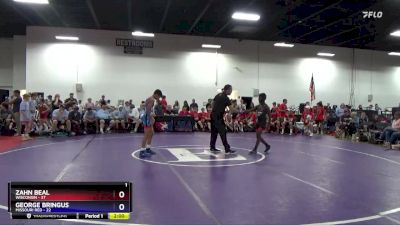 97 lbs Round 1 (8 Team) - Zahn Beal, Wisconsin vs George Bringus, Missouri Red