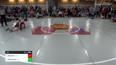 145 lbs Round Of 16 - Conner Roberts, Berwick vs Levi McDonald, Moraina