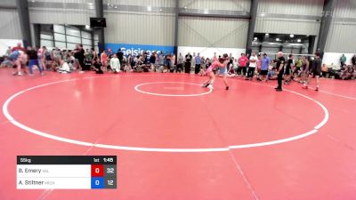 55 kg Rr Rnd 2 - Bailey Emery, Valkyrie Girls WC vs Alexandra Stiltner, Michigan Yellow