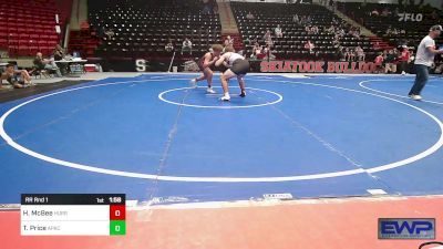 190-220 lbs Rr Rnd 1 - Hunter McBee, HURRICANE WRESTLING ACADEMY vs Tripp Price, Apache Wrestling