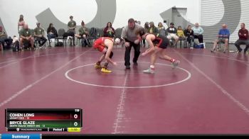 119 lbs Round 2 (8 Team) - Cohen Long, Legacy Red vs Bryce Glaze, Death Squad Wrest (IN)