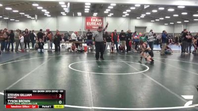 63 lbs Champ. Round 3 - Steven Gilliam, Nova WC vs Tyson Brown, Front Royal Wrestling Club