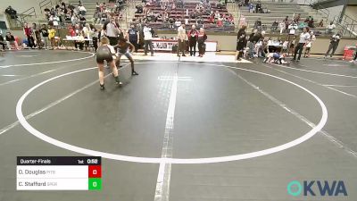 67 lbs Quarterfinal - OrRion Douglas, Pitbull Wrestling Academy vs Connor Stafford, Sperry Wrestling Club