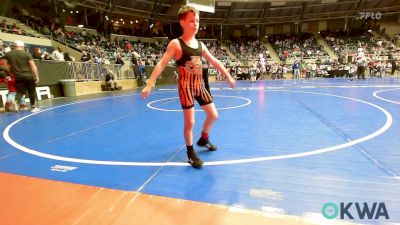 70 lbs Consi Of 8 #2 - Linkin Yaunt, Cushing vs Logan Kaiser, Tulsa North Mabee Stampede