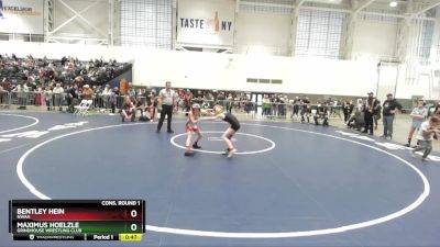 66 lbs Cons. Round 1 - Bentley Hein, NWAA vs Maximus Hoelzle, Grindhouse Wrestling Club