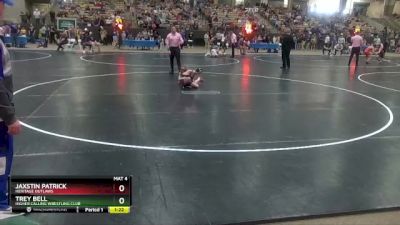 60 lbs Quarterfinal - Jaxstin Patrick, Heritage Outlaws vs Trey Bell, Higher Calling Wrestling Club