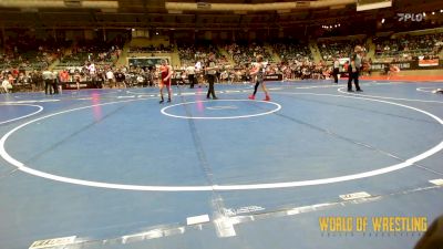 80 lbs Round Of 32 - Maverik Wilson, Warrior Ridge vs Evan Restivo, M2 Training Center