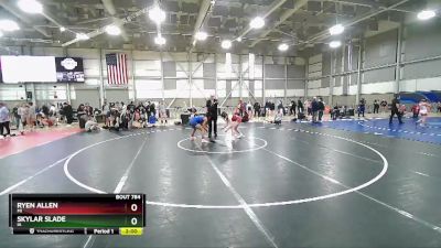 65 lbs Champ. Round 3 - Ryen Allen, MI vs Skylar Slade, IA