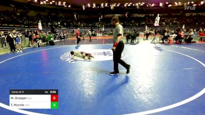 41 lbs Consi Of 4 - Max Groeger, Red Bank Bucs vs Tyler Murcia, Tinton Falls Wrestling Club