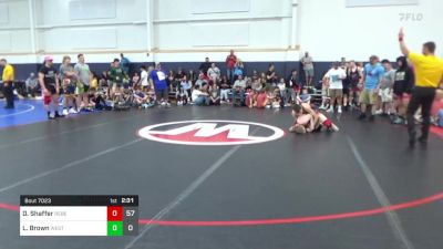 140 lbs Pools - Dawson Shaffer, Rebellion vs Lucas Brown, West Virginia Wild